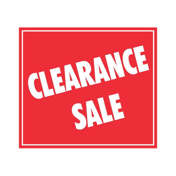 Clearance sale labels | labels printed with clearance sale | printed ...