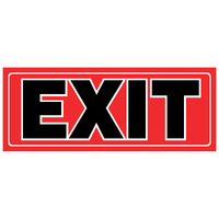 Small Descriptive Sign -- EXIT